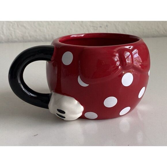 Bioworld Disney Minnie Mouse 20 Ounces Sculpted Ceramic Mug Cup NEW - Picture 3 of 11